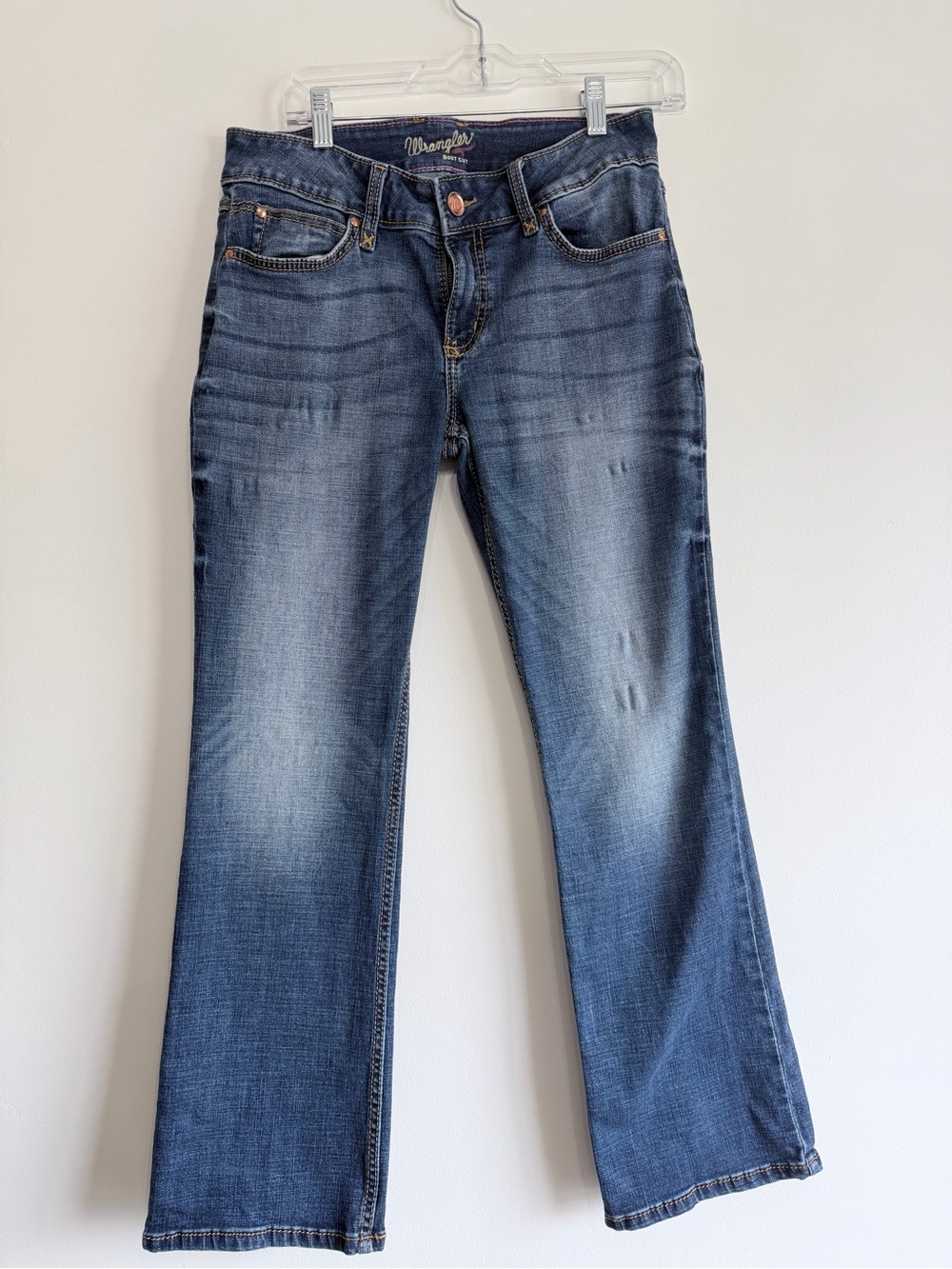 Wrangler Women's Blue Boot Cut Jeans 7x30